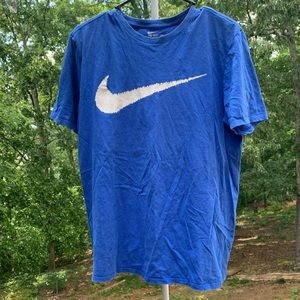 Blue Nike Short Sleeve T-Shirt